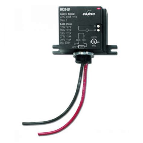 aube relay in a 2 gang electrical box|RC840 .